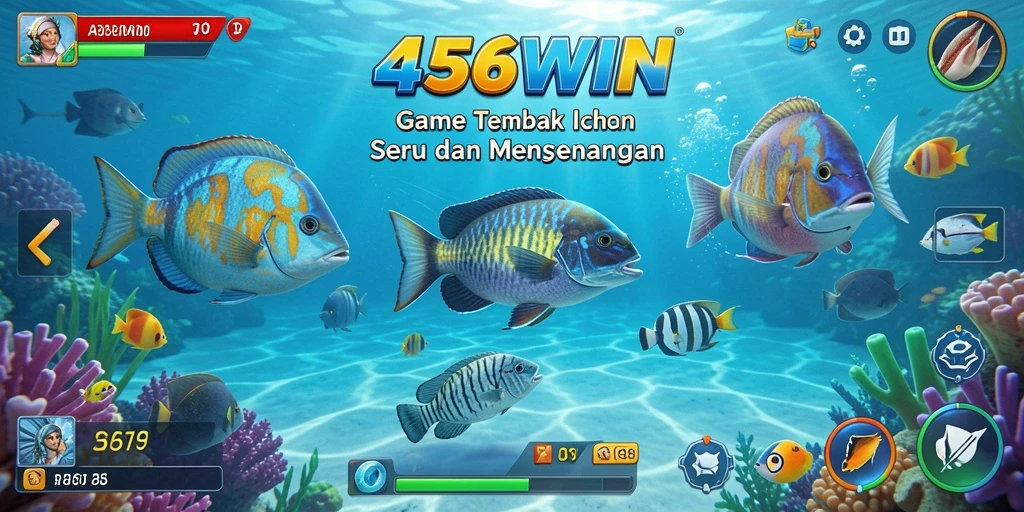 Tampilan gameplay seru Tembak Ikan 456WIN