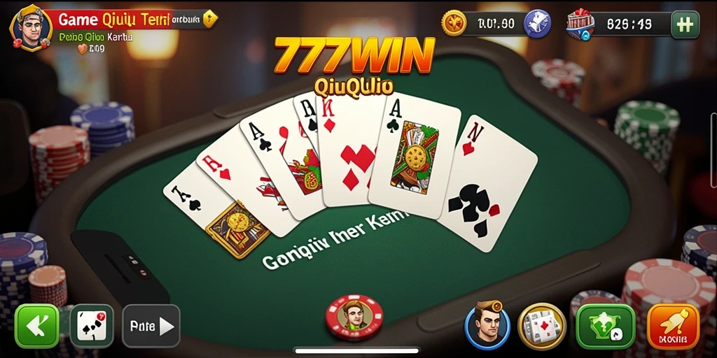 Tampilan gameplay QiuQiu yang seru dan penuh strategi.
