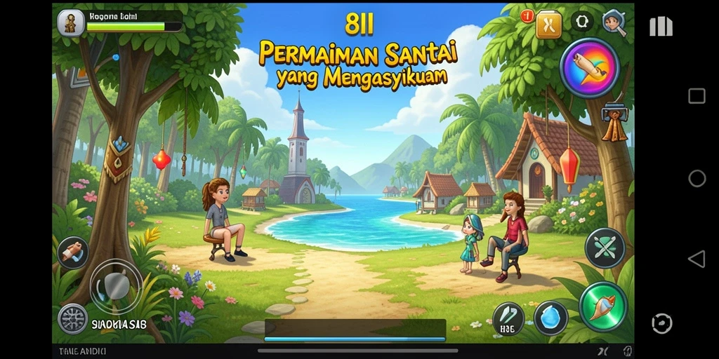 Tampilan gameplay 8II yang menarik dan cerah.