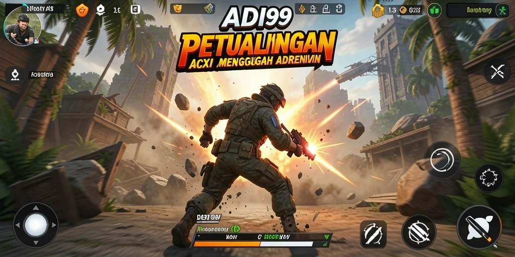 Tampilan gameplay ADI99 yang penuh aksi dan menarik.