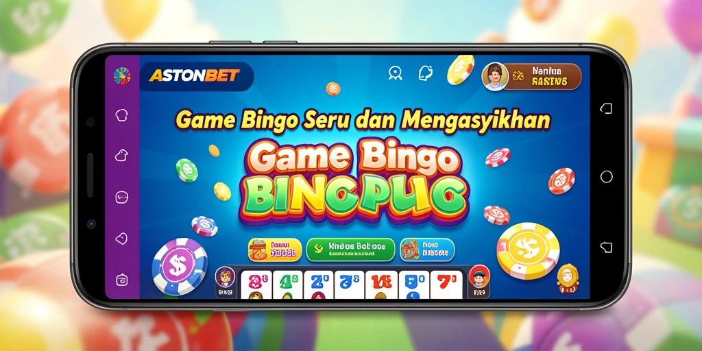Tampilan menarik dari gameplay Bingo di ASTONBET.
