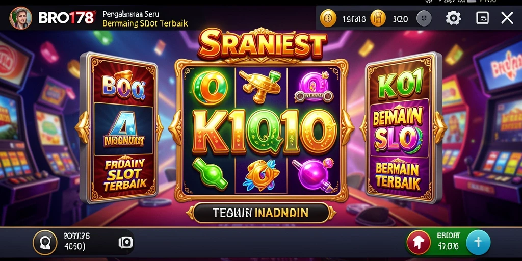 Tampilan gameplay Slot yang menegangkan dan menarik di BRO178.