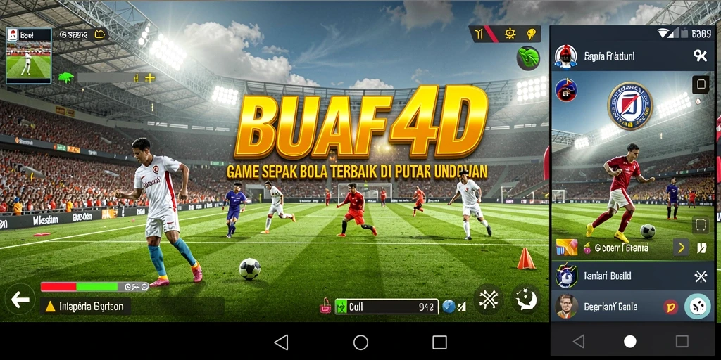 Gameplay seru BUAH4D dalam aksi sepak bola yang mendebarkan.