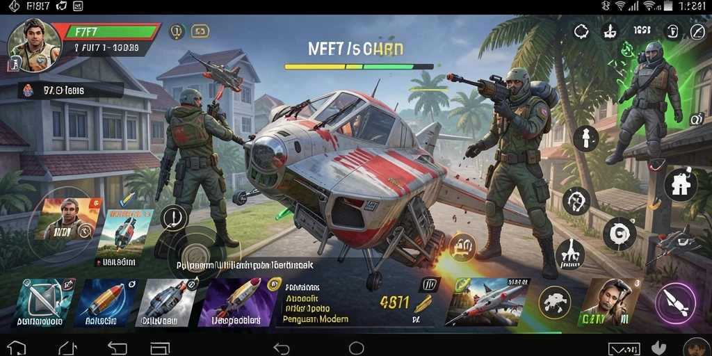 Tampilan antarmuka F7F7 yang sederhana dan informatif.