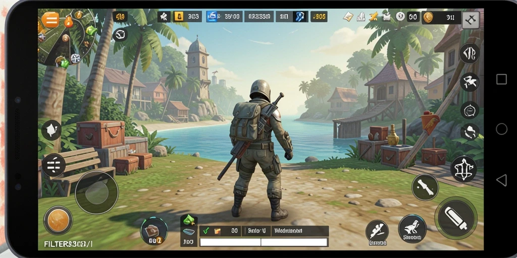 Tampilan karakter dan lingkungan yang menawan dalam game simulasi.
