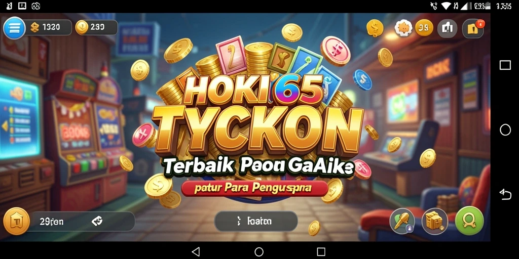 Tangkapan layar utama HOKI65 menampilkan gameplay Tycoon yang menarik.