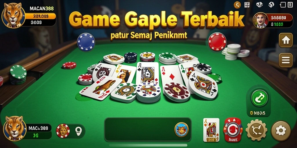 Gameplay menarik Gaple di MACAN388 dengan grafis memukau.