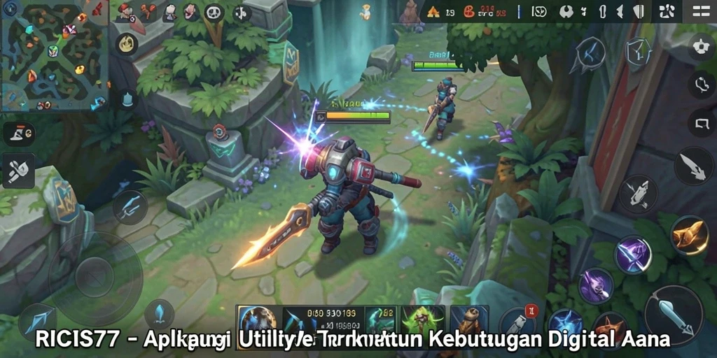 Tampilan antarmuka RICIS77 yang ramah pengguna dan intuitif.