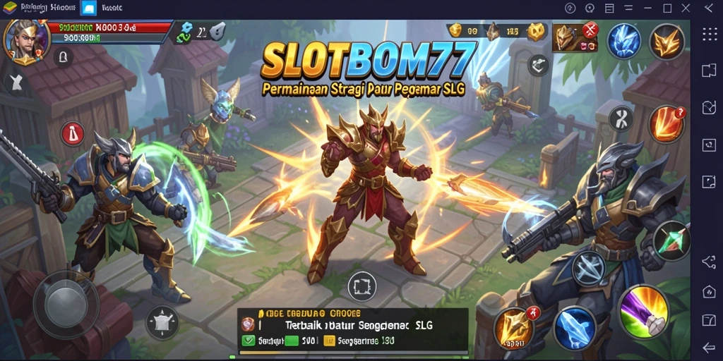 Tampilan menarik dari gameplay <strong>SLOTBOM77</strong> dengan elemen strategi yang mengasyikkan.