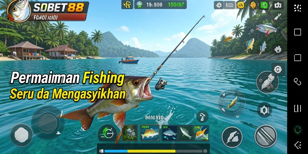 Tangkapan ikan besar dalam gameplay SOBET88 yang mengasyikkan.