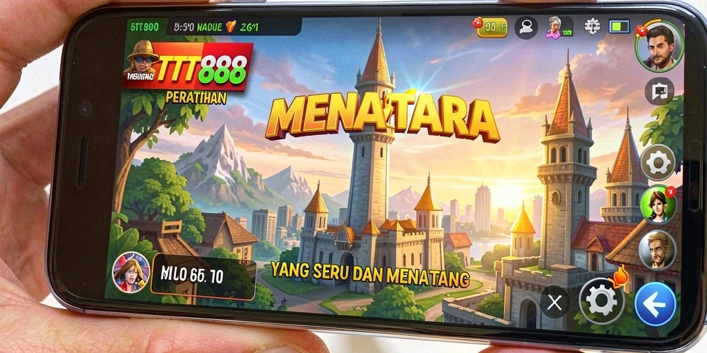 Gameplay seru TTT888 dalam aksi Tower Defense.