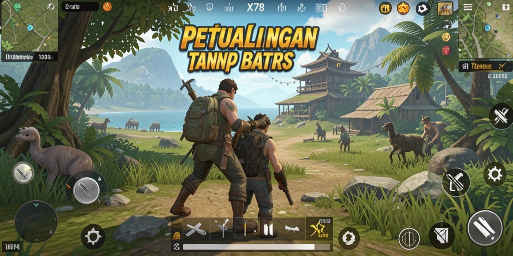 Gameplay seru X78 di dunia terbuka yang menakjubkan.