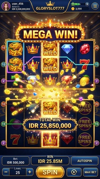 Demo fitur terbaru dari aplikasi gloryslot777 yang inovatif.